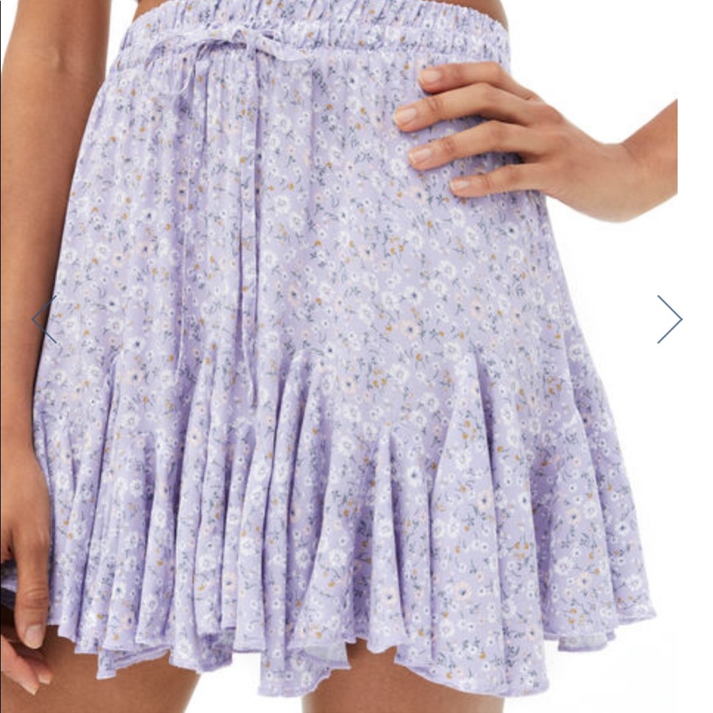 High waisted skirt